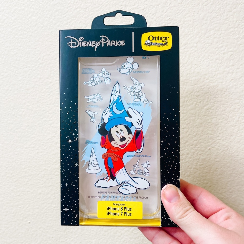 NWT iPhone 7 / 8 Plus Disney Otterbox Sorcerer Mickey Case from Disney Parks